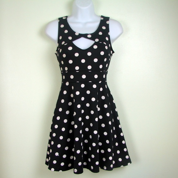Top 10 Dresses & Skirts - Top 10 polka dot retro swing pinup dress S